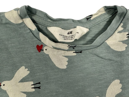 H&M T-Shirt Blue Dove
