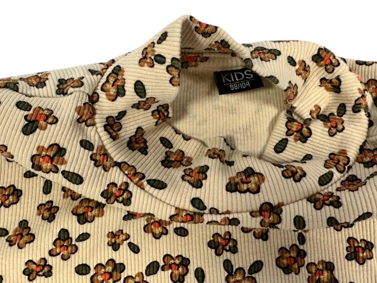 Kids Shirt Beige with glitter