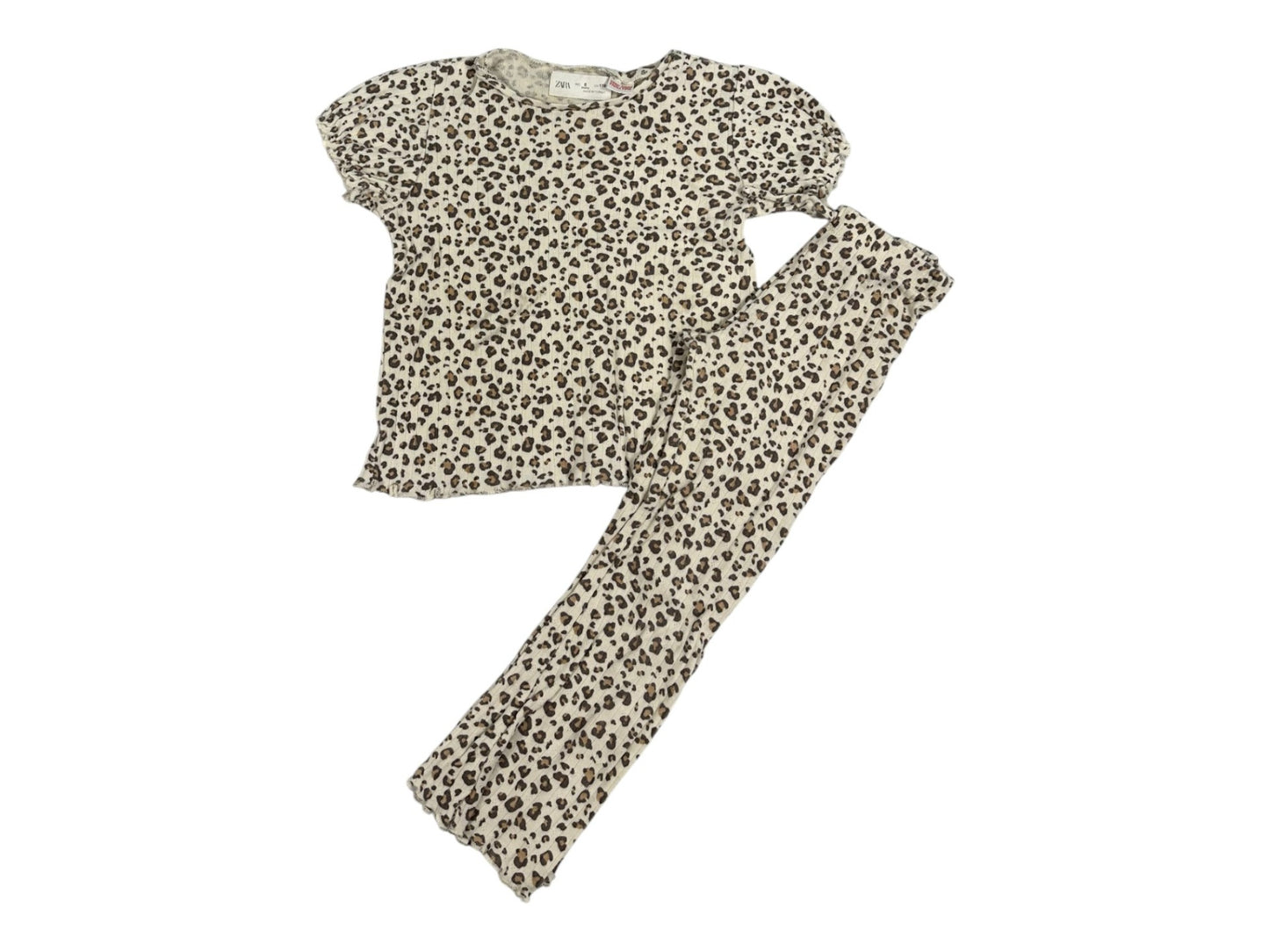 Zara Pyjama Leopard Print 100% Cotton