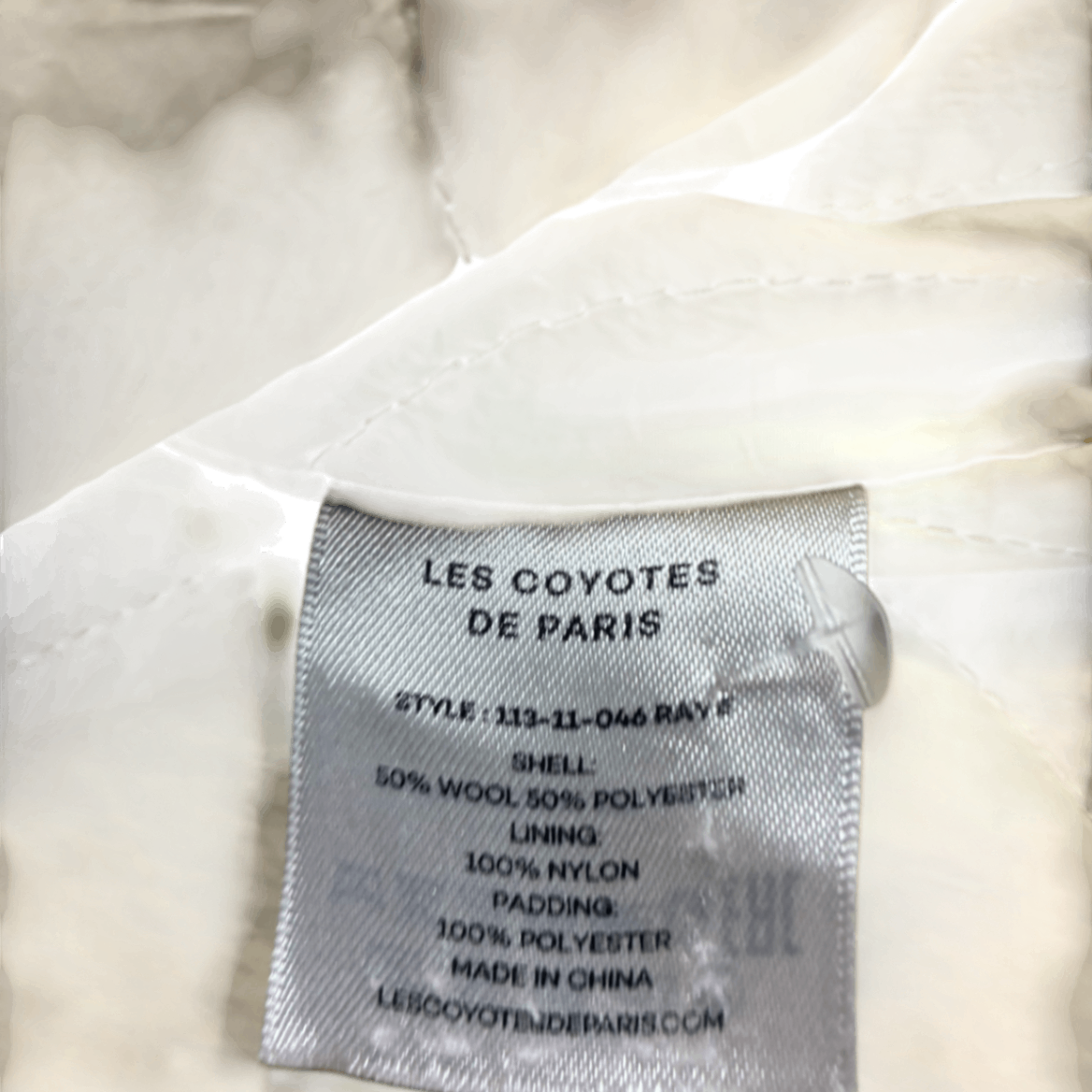 Les Coyotes de Paris Lined Wool Coat 