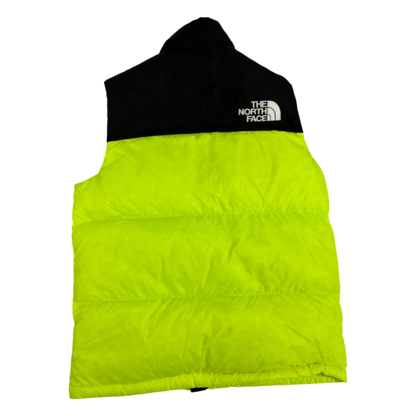 The North Face Bodywarmer Neon yellow with black