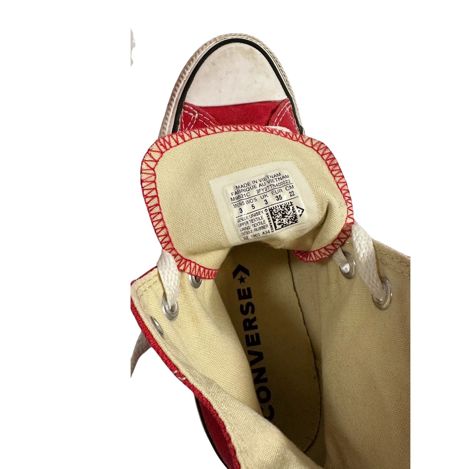 Converse Sneakers Red and White