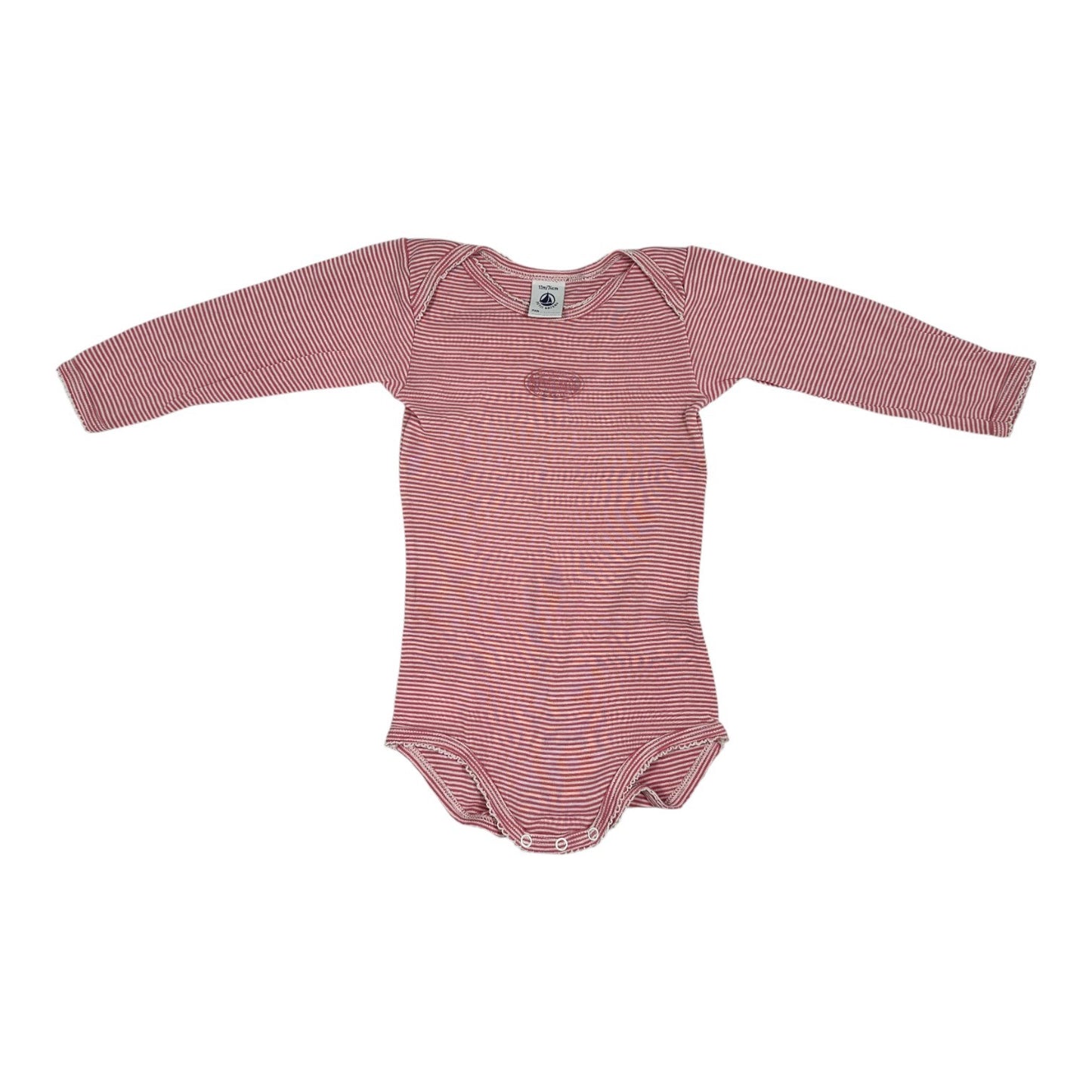 PETIT BATEAU Body Red and white striped