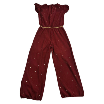 Sissy-Boy Jumpsuit Red Festive