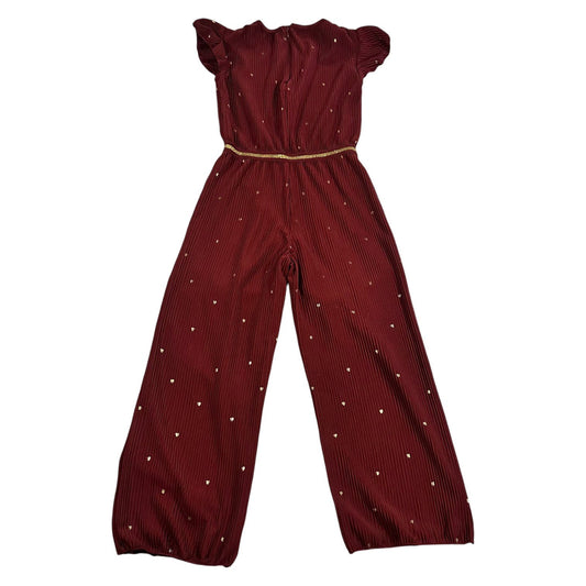 Sissy-Boy Jumpsuit Red Festive