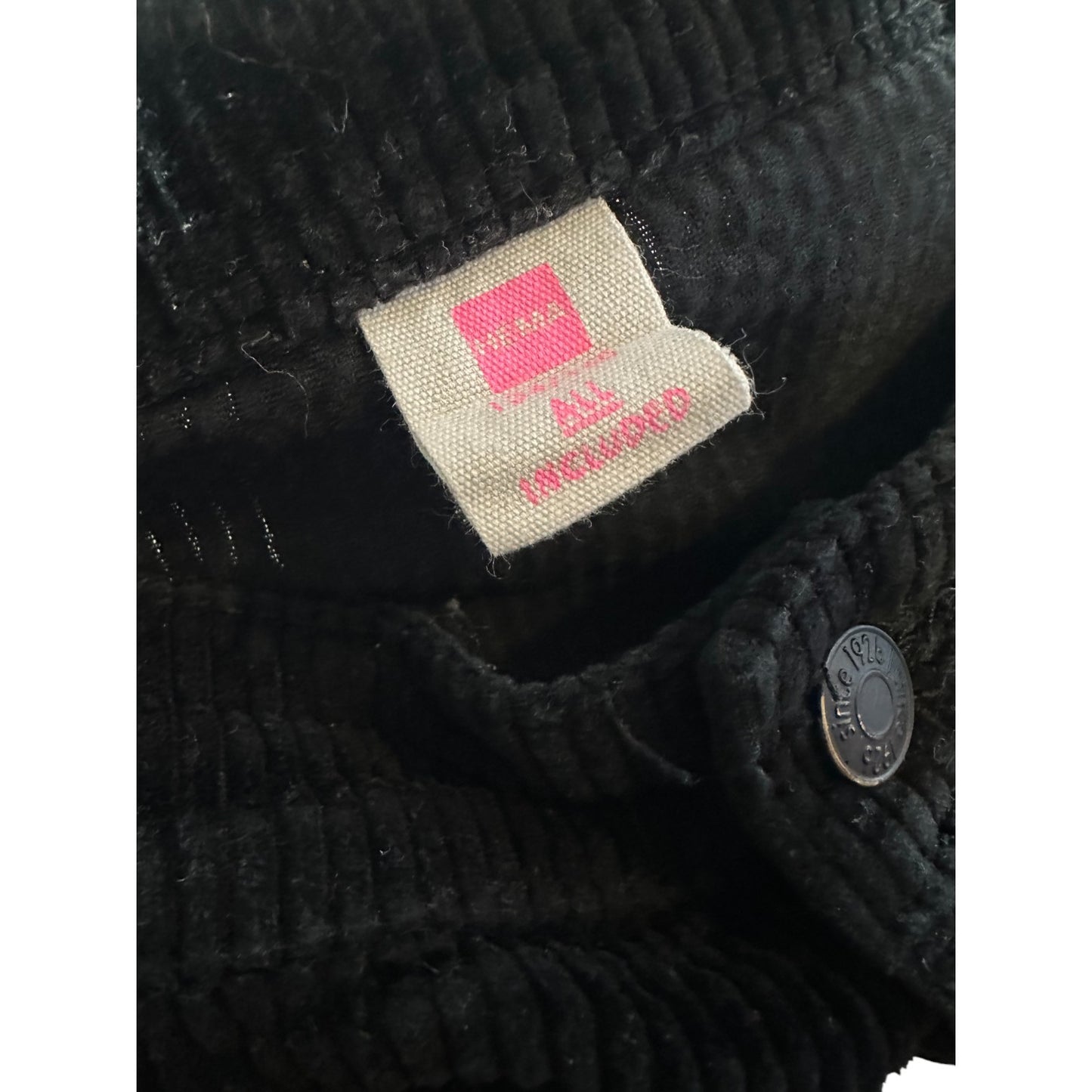 Corduroy Skirt Black