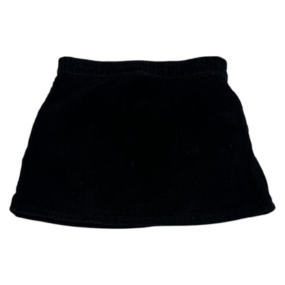 Corduroy Skirt Black
