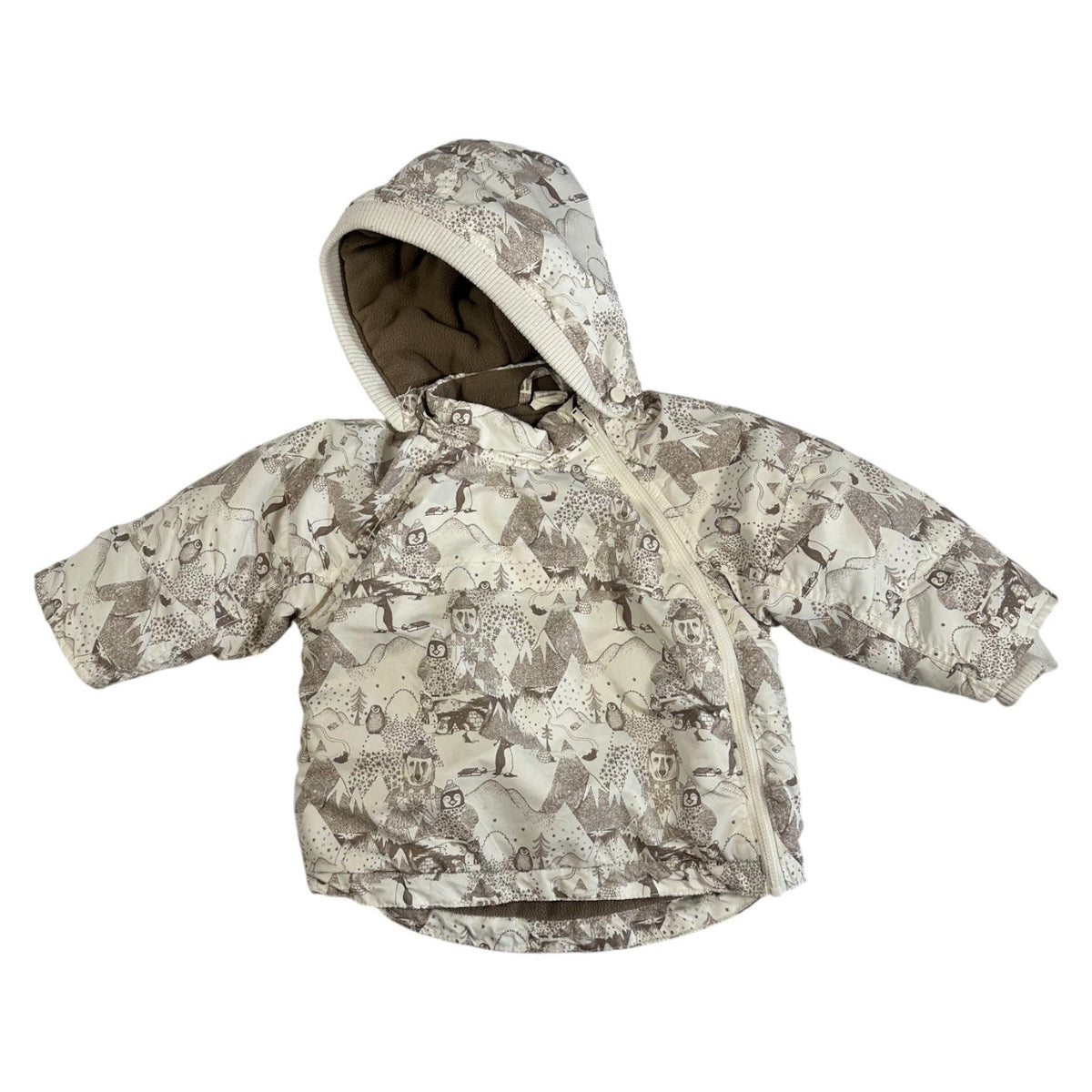 H&M Jacket Beige and brown