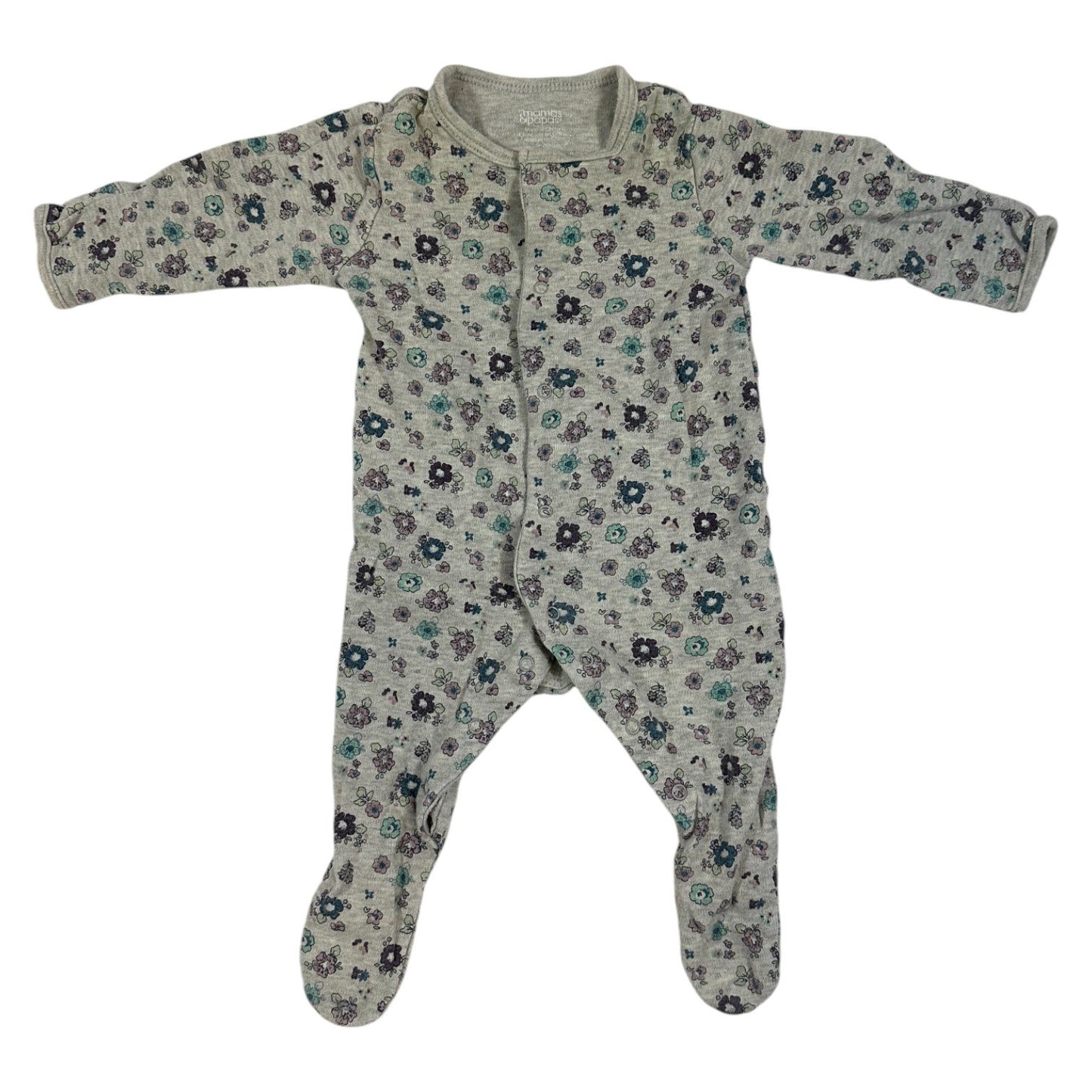 Mamas & Papas Bodysuit Grey