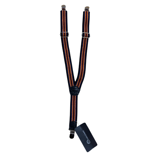 Suspenders Black with white stars