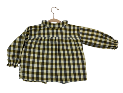 Piupiuchick Brown Check Blouse
