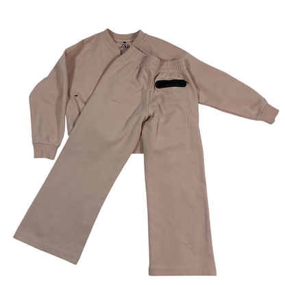 Zara Tracksuit Set Light Pink