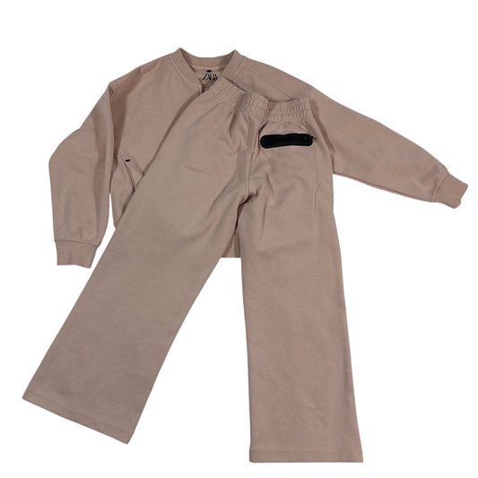 Zara Tracksuit Set Light Pink