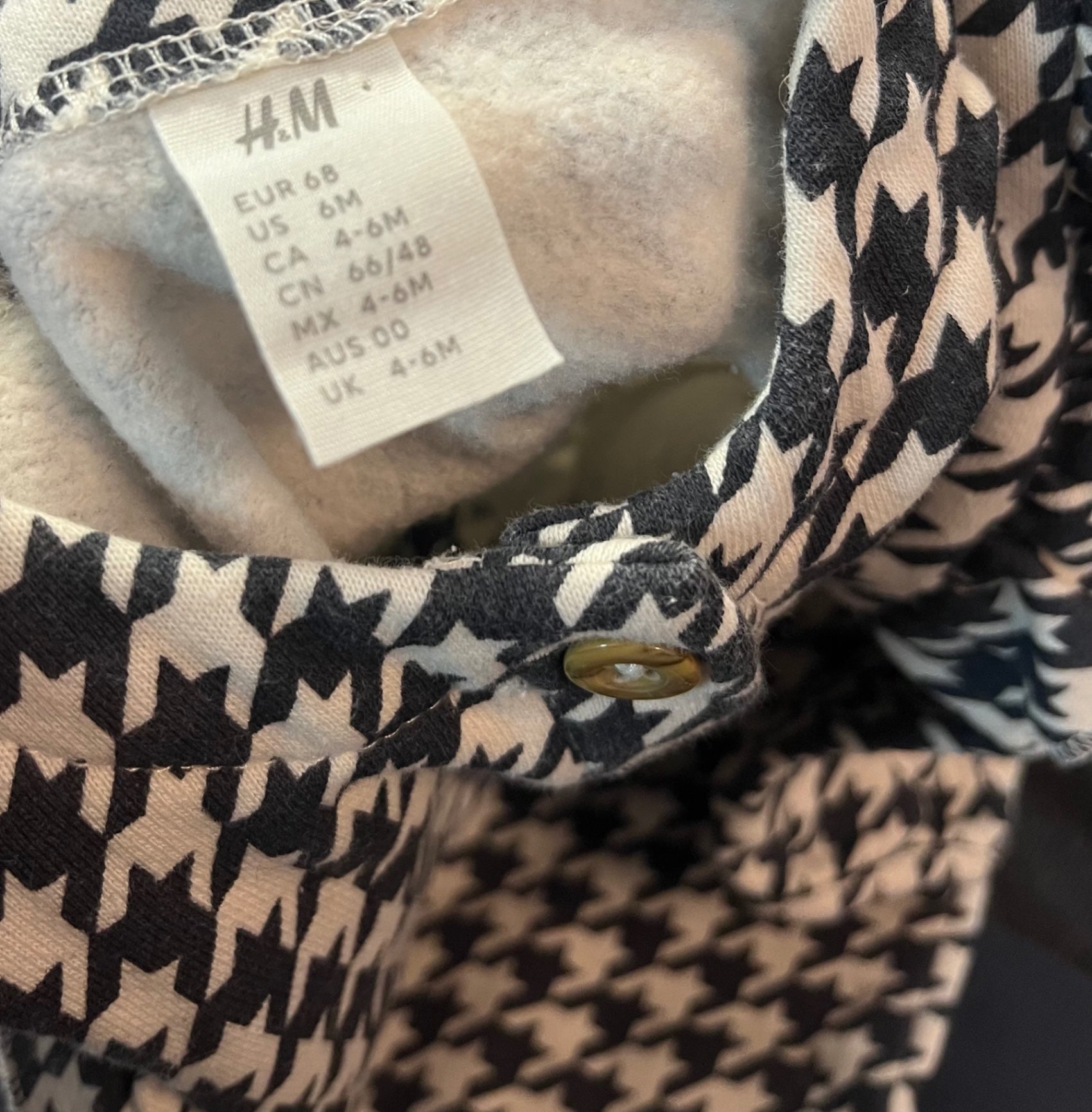 H&M Jumpsuit Black and White