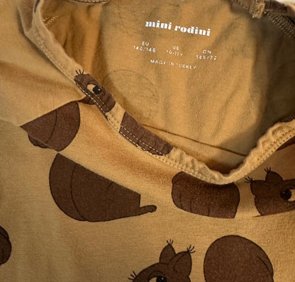 Mini Rodini 🐿️ Squirrel Dress Brown
