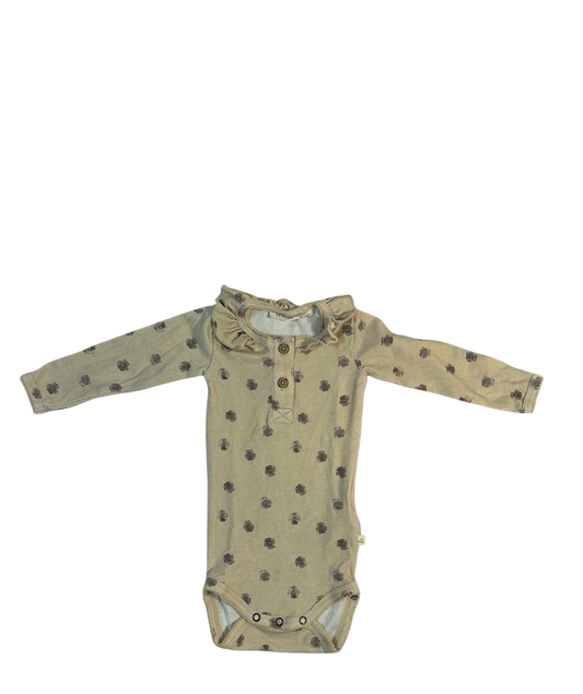 Lil' Atelier Romper Beige with floral print