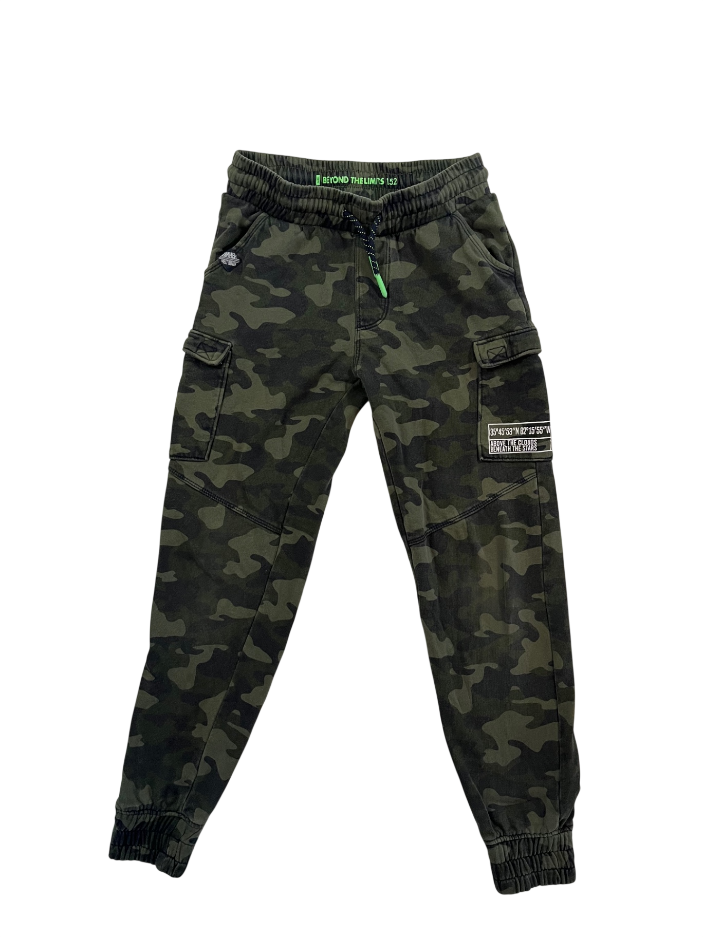 WE Joggers Dark Green and Black Camouflage