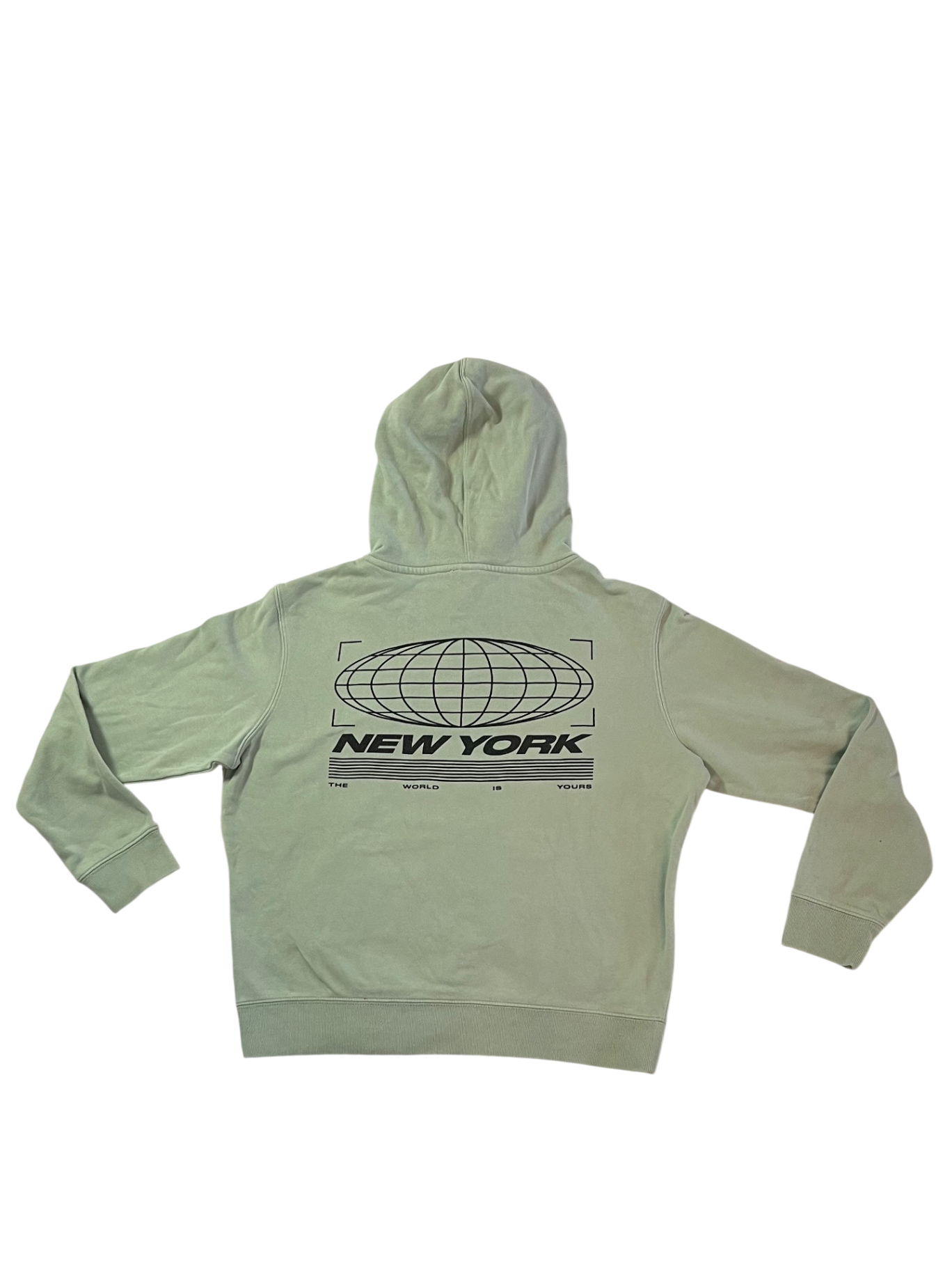 America Today Hoodie Light green