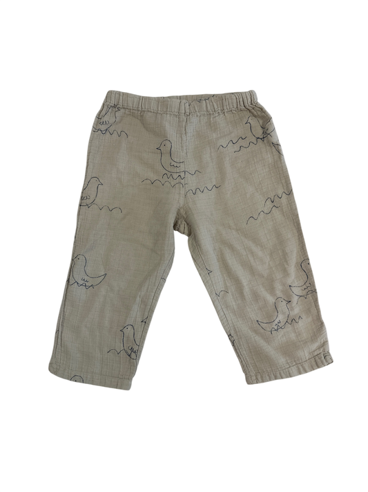 Bobo Choses muslin Trousers Beige