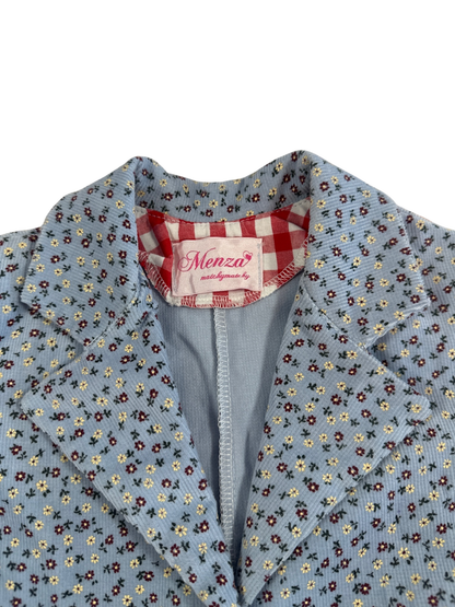 Menza Jacket Light blue with multicolor floral pattern