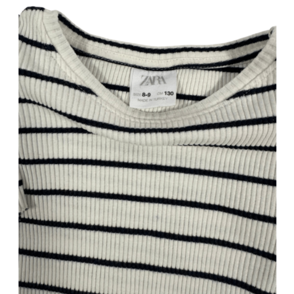 Zara longsleeve Stripes  134 white