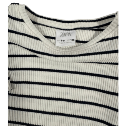 Zara longsleeve Stripes  134 white