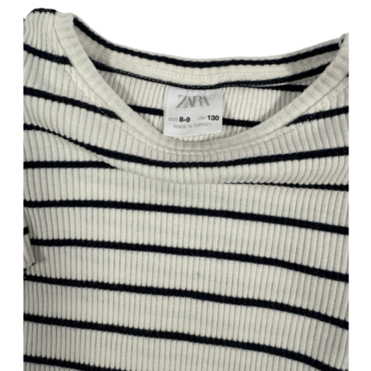 Zara longsleeve Stripes  134 white