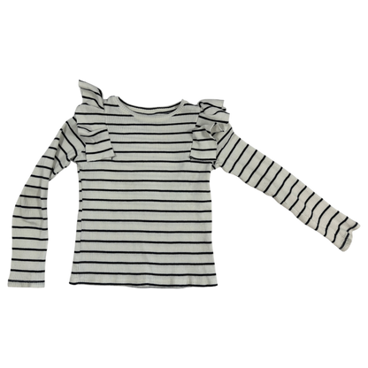 Zara longsleeve Stripes  134 white