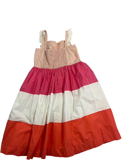 Mini Boden Dress Pink, White, Red