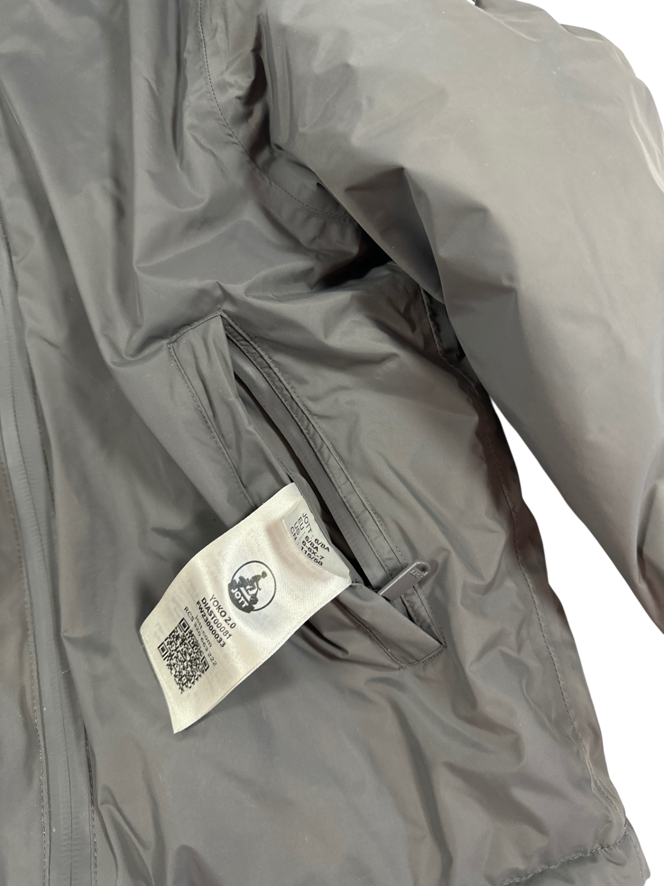 Jott Reversible Down Jacket Grey