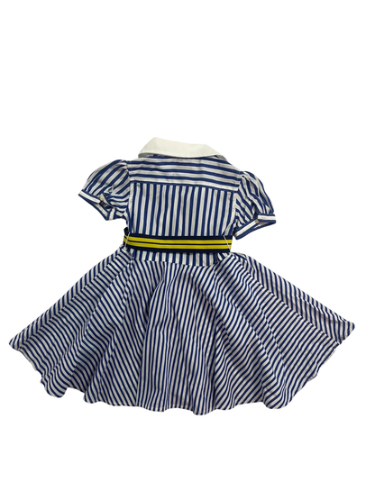 Ralph Lauren Dress and bloomer / Blue and white stripes