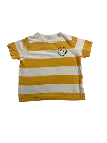 Arket T-Shirt Yellow and White