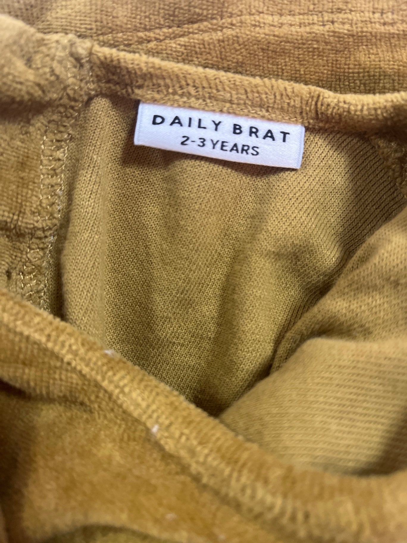 Daily Brat Jumpsuit Mustard yellow
