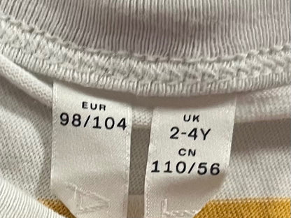 Arket T-Shirt Yellow and White