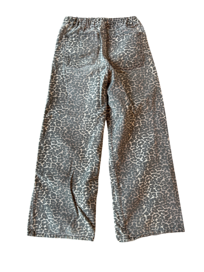 Zara Trousers Leopard print (Brown and Black)