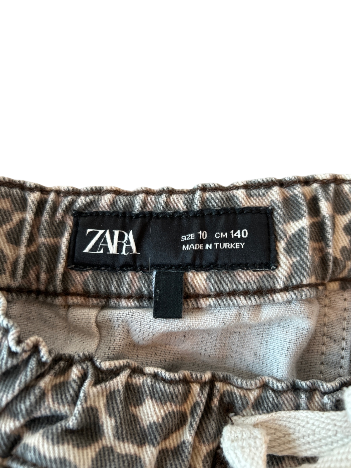 Zara Trousers Leopard print (Brown and Black)