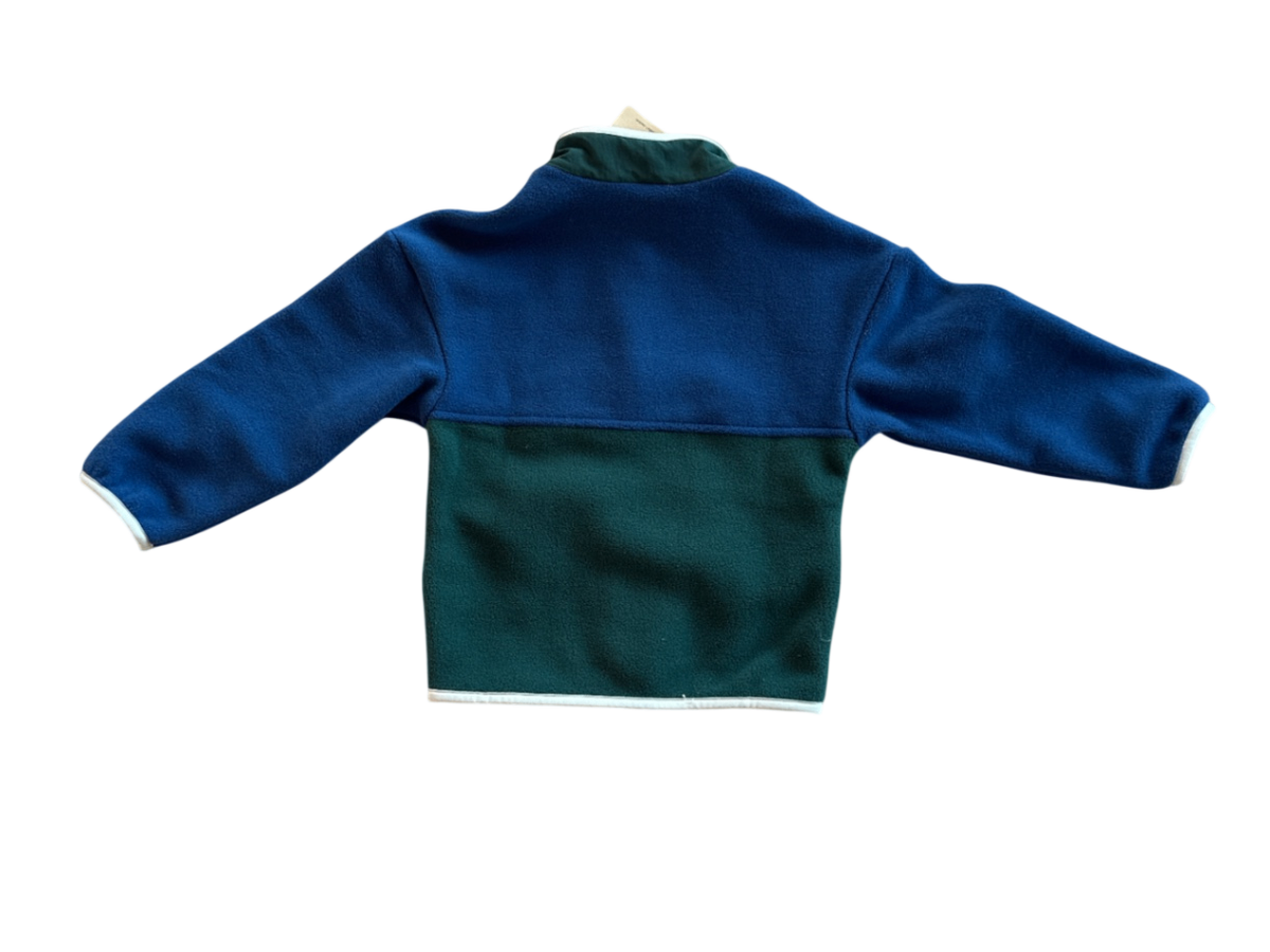 Patagonia Fleece Jacket Blue, Green, Yellow, White