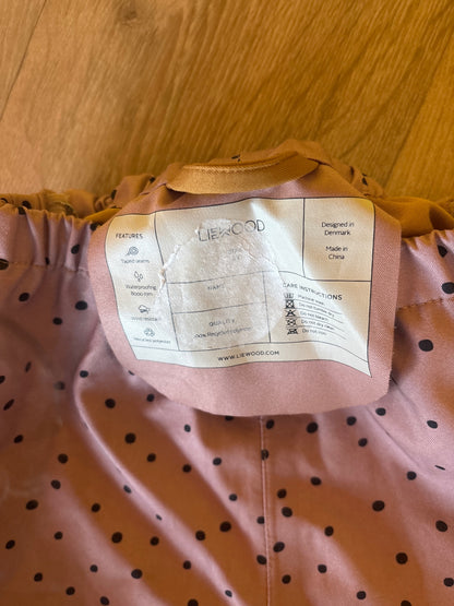 LIEWOOD Trousers Pink with black polka dots