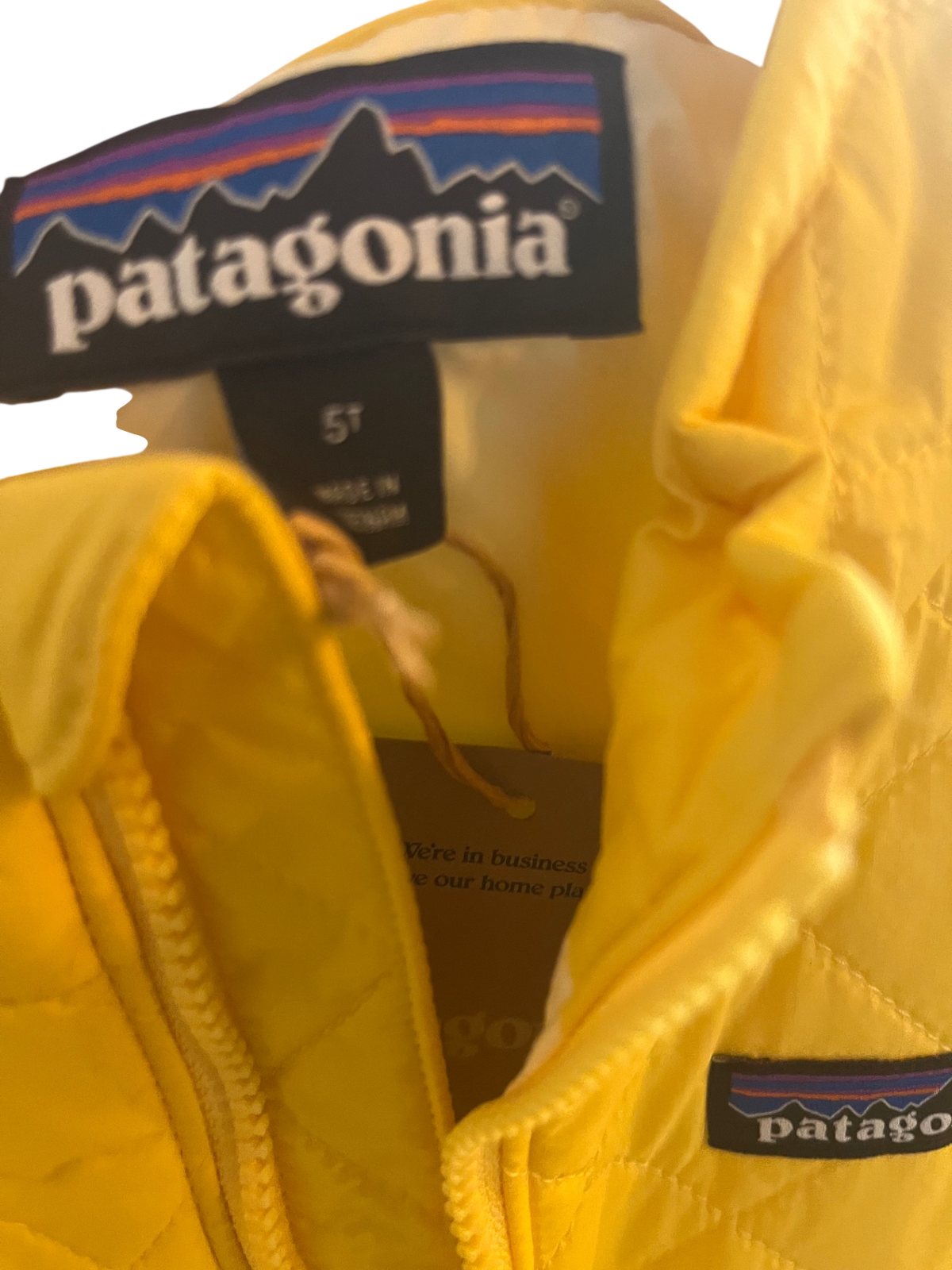 Patagonia Light Down Jacket yellow