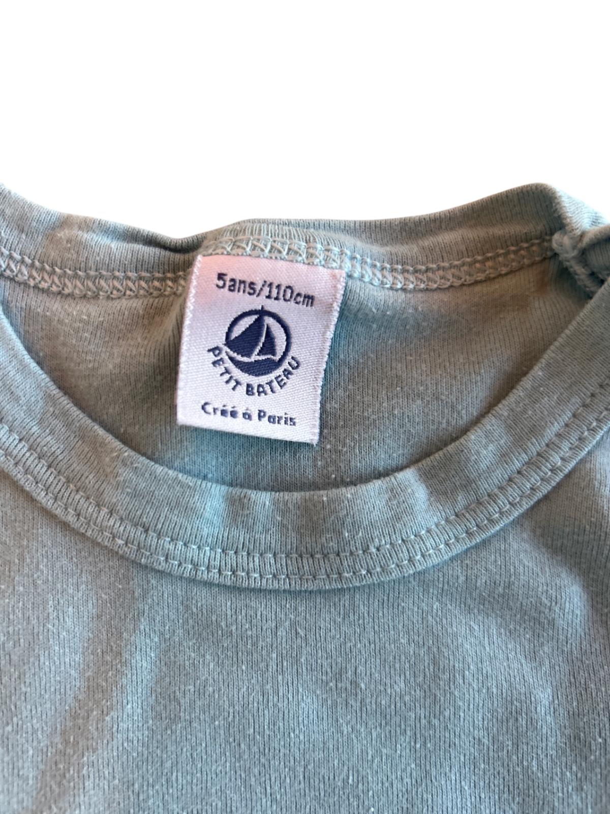 Petit Bateau T-Shirt Light Gray