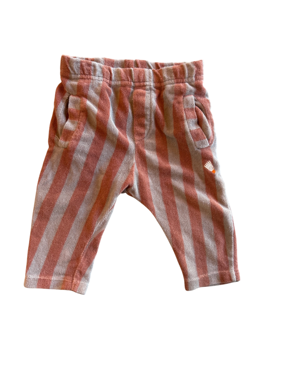 Emile et Ida Pants Pink and beige striped