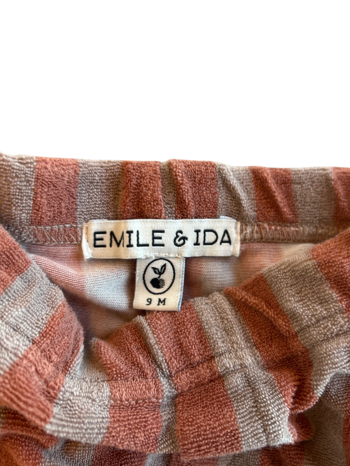Emile et Ida Pants Pink and beige striped