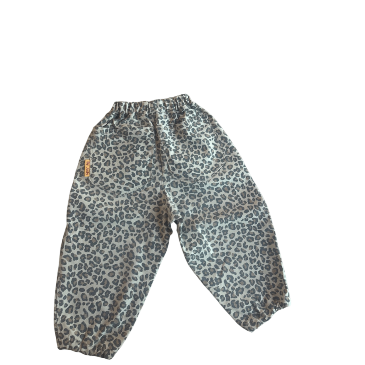 By Judy Pants Beige with Black Leoprint