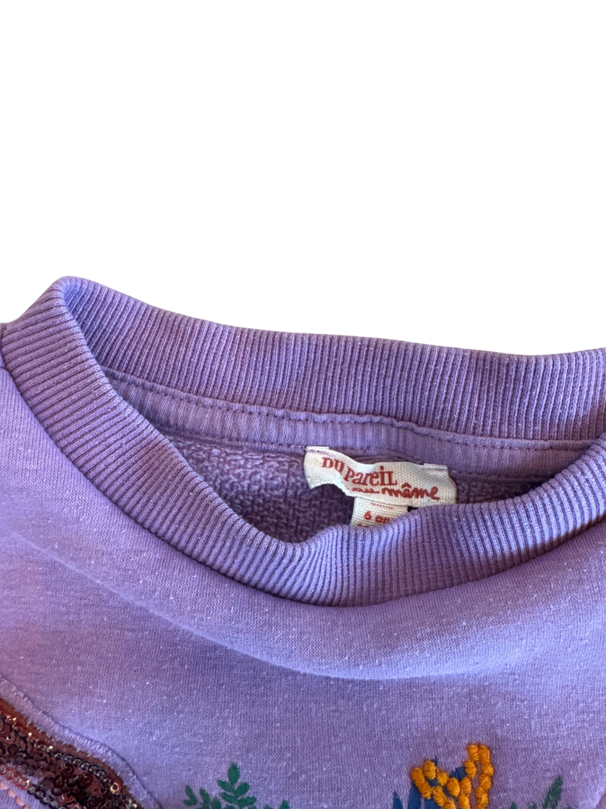 Du Pareil au même Sweatshirt Lavender Gliier