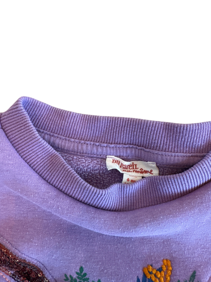Du Pareil au même Sweatshirt Lavender Gliier