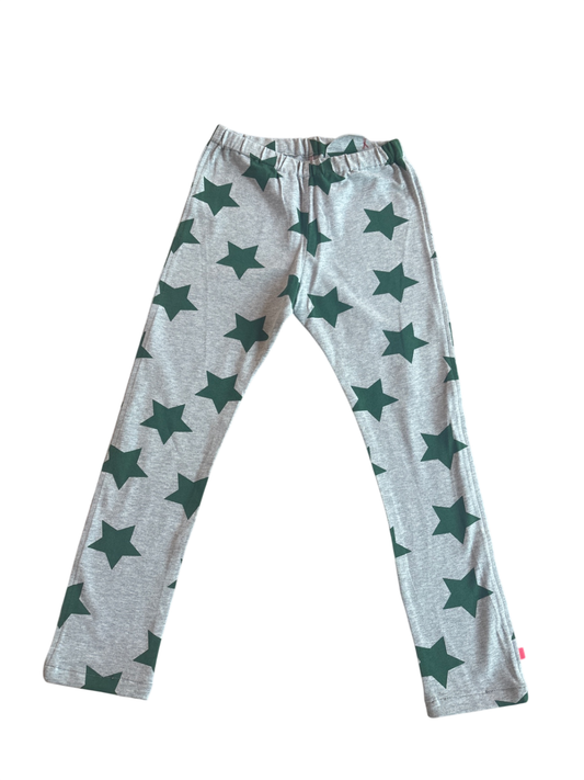 By Judy Leggings Grey with dark green stars