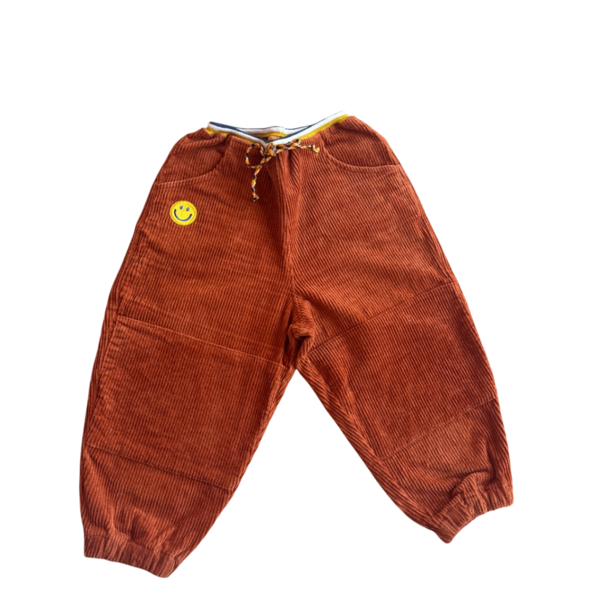 Pants Rust orange smiley