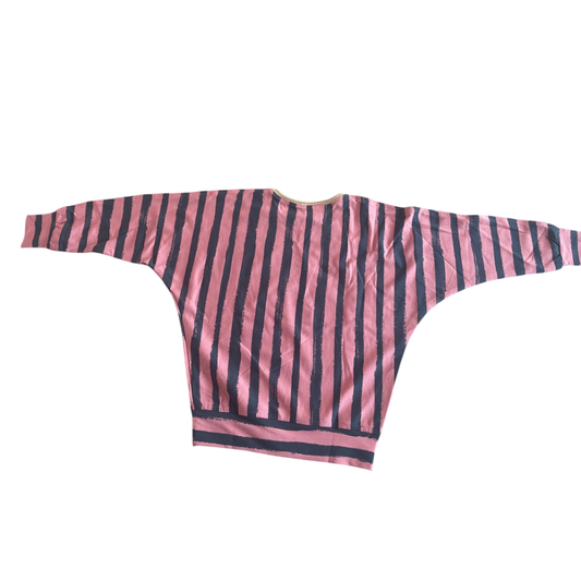 By Judy Sweatshirt Pink and navy blue