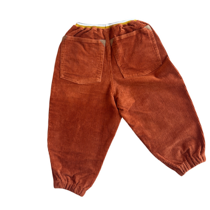 Pants Rust orange smiley