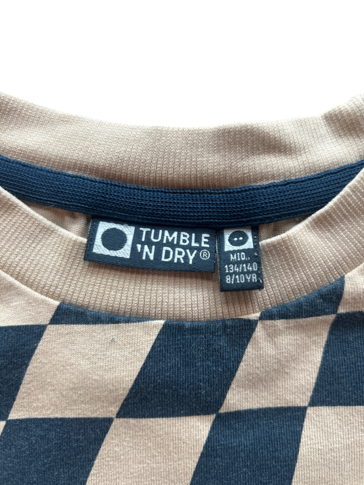 Tumble 'N Dry T-Shirt Beige and Navy